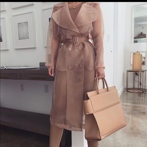 Nude Cornwell sheer coat